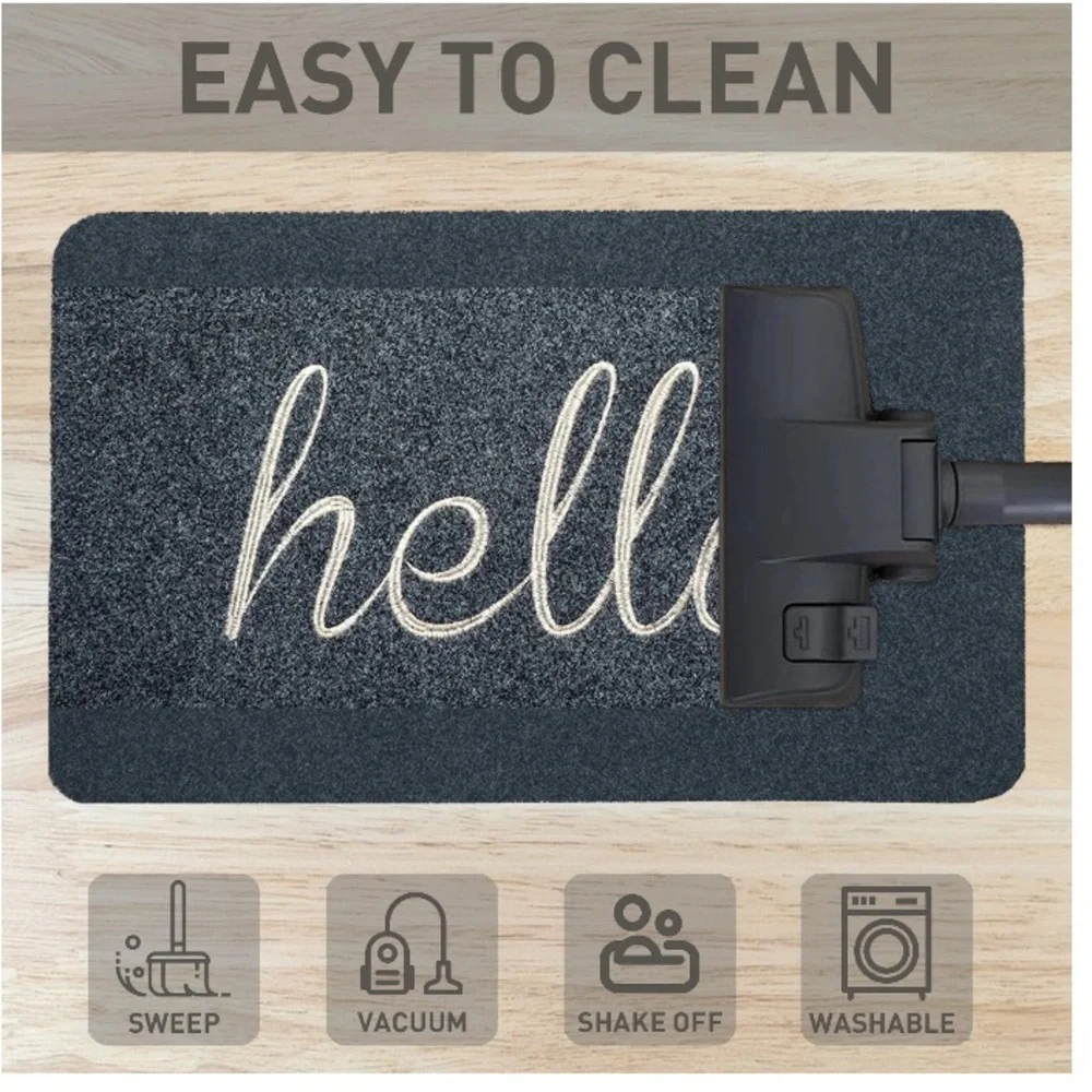 Blue 'Hello' Doormat NWOT